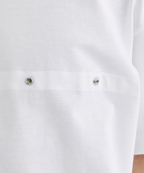 ALMOSTBLACK(オールモストブラック)の「【ALMOSTBLACK/オールモストブラック】BASIC TEE(Tシャツ/カットソー・メンズ・ホワイト/ブラック・1/2)」の19枚目の写真