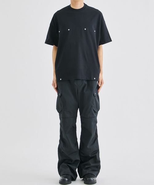 ALMOSTBLACK(オールモストブラック)の「【ALMOSTBLACK/オールモストブラック】BASIC TEE(Tシャツ/カットソー・メンズ・ホワイト/ブラック・1/2)」の16枚目の写真