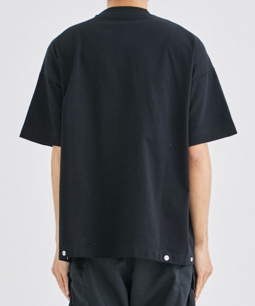 ALMOSTBLACK(オールモストブラック)の「【ALMOSTBLACK/オールモストブラック】BASIC TEE(Tシャツ/カットソー・メンズ・ホワイト/ブラック・1/2)」の10枚目の写真