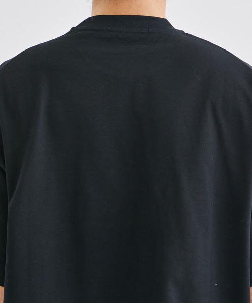 ALMOSTBLACK(オールモストブラック)の「【ALMOSTBLACK/オールモストブラック】BASIC TEE(Tシャツ/カットソー・メンズ・ホワイト/ブラック・1/2)」の20枚目の写真