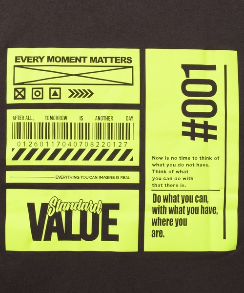 GLAZOS（グラソス）の「リフレクターバックプリント半袖Tシャツ（Tシャツ/カットソー・キッズ・ブラック/オフホワイト/ホワイト/チャコールグレー・150cm/160cm/140cm/170cm）」の16枚目の写真