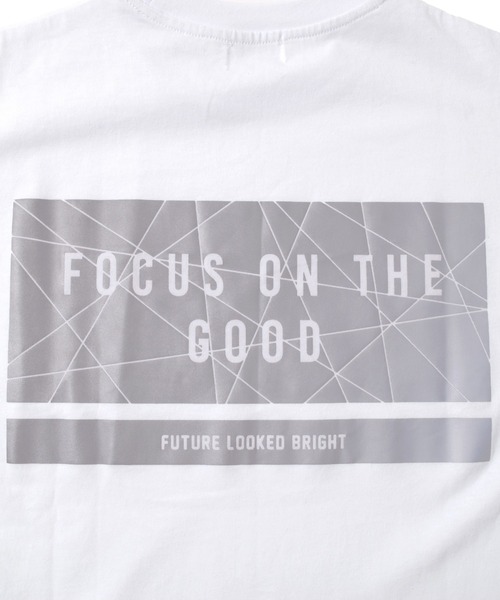 GLAZOS（グラソス）の「リフレクターバックプリント半袖Tシャツ（Tシャツ/カットソー・キッズ・ブラック/オフホワイト/ホワイト/チャコールグレー・150cm/160cm/140cm/170cm）」の19枚目の写真