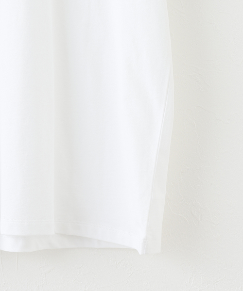 FRED PERRY×RAF SIMONS（フレッドペリーラフシモンズ）の「【RAFSIMONS × FREDPERRY】 HIGN NECK T-SH（Tシャツ/カットソー・メンズ・ホワイト・SMALL/MEDIUM）」の9枚目の写真