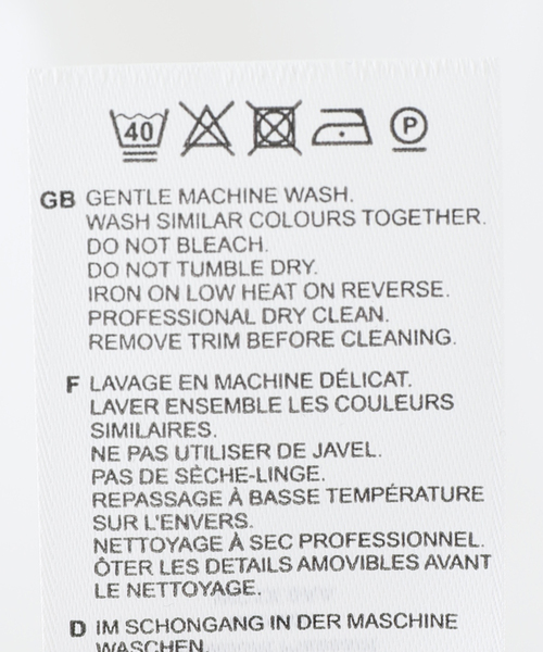 FRED PERRY×RAF SIMONS（フレッドペリーラフシモンズ）の「【RAFSIMONS × FREDPERRY】 HIGN NECK T-SH（Tシャツ/カットソー・メンズ・ホワイト・SMALL/MEDIUM）」の11枚目の写真
