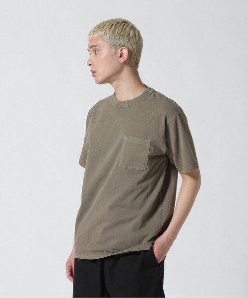 AVIREX(アヴィレックス)の「《DAILY/デイリー》FADE WASH POCKET T-SHIRT / フェード ウォッシュ ポケット Tシャツ / AVIREX / アヴィレックス(Tシャツ/カットソー・メンズ・ピンク/チャコール/オレンジ/グレー系その他3/オリーブ系・L/M/XL/2XL)」の16枚目の写真