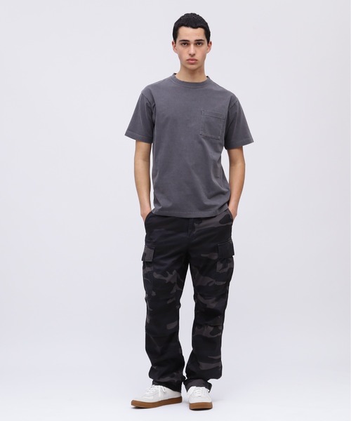 AVIREX(アヴィレックス)の「《DAILY/デイリー》FADE WASH POCKET T-SHIRT / フェード ウォッシュ ポケット Tシャツ / AVIREX / アヴィレックス(Tシャツ/カットソー・メンズ・ピンク/チャコール/オレンジ/グレー系その他3/オリーブ系・L/M/XL/2XL)」の12枚目の写真