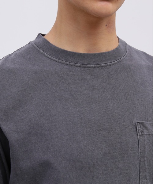 AVIREX(アヴィレックス)の「《DAILY/デイリー》FADE WASH POCKET T-SHIRT / フェード ウォッシュ ポケット Tシャツ / AVIREX / アヴィレックス(Tシャツ/カットソー・メンズ・ピンク/チャコール/オレンジ/グレー系その他3/オリーブ系・L/M/XL/2XL)」の9枚目の写真