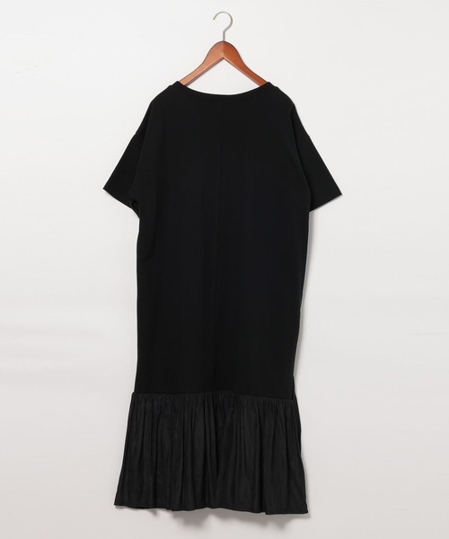 tシャツ bid/ドッキングワンピース レディース rienda | シャツドッキング Knit OP (ワンピース(ミニ
