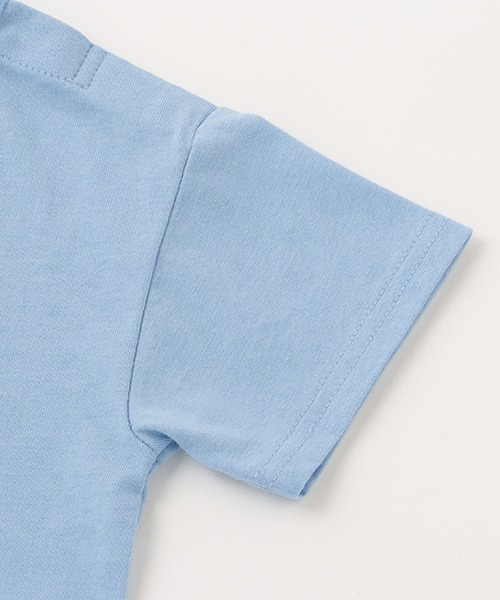petit main(プティマイン)の「【WEB限定・パウパト】グラフィックT(Tシャツ/カットソー・キッズ・エメラルド/オレンジ/サックスブルー/ライトグレー/ライラック・90cm/120cm/100cm/110cm)」の18枚目の写真