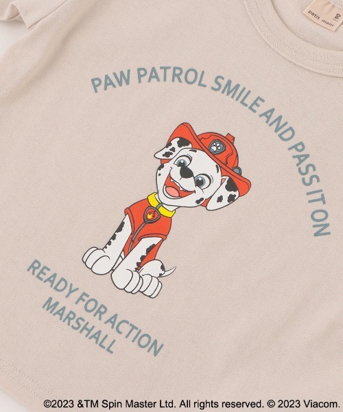 petit main(プティマイン)の「【WEB限定・パウパト】グラフィックT(Tシャツ/カットソー・キッズ・エメラルド/オレンジ/サックスブルー/ライトグレー/ライラック・90cm/120cm/100cm/110cm)」の21枚目の写真