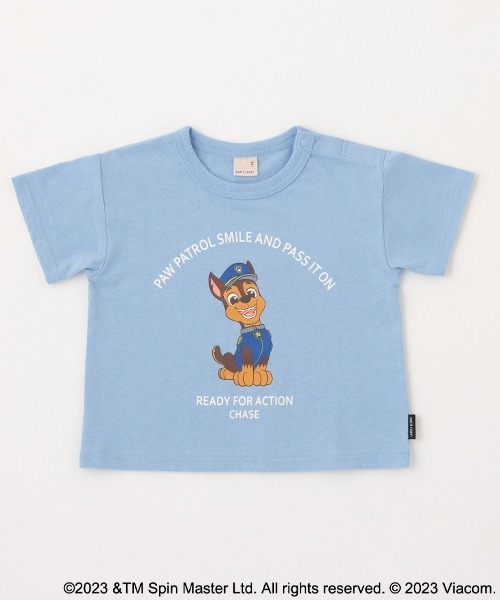 petit main(プティマイン)の「【WEB限定・パウパト】グラフィックT(Tシャツ/カットソー・キッズ・エメラルド/オレンジ/サックスブルー/ライトグレー/ライラック・90cm/120cm/100cm/110cm)」の20枚目の写真