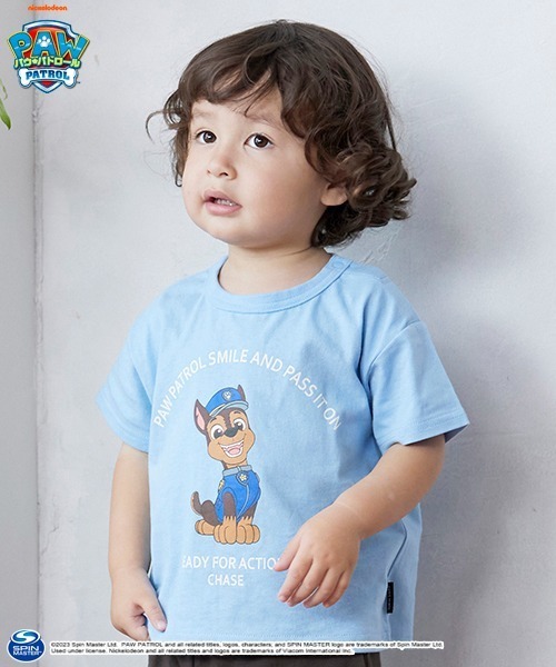 petit main(プティマイン)の「【WEB限定・パウパト】グラフィックT(Tシャツ/カットソー・キッズ・エメラルド/オレンジ/サックスブルー/ライトグレー/ライラック・90cm/120cm/100cm/110cm)」の22枚目の写真