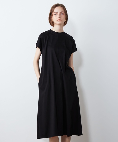 LE SOUK HOLIDAY(ルスークホリデー)の「モックネックワンピース(ワンピース・レディース・カーキ/パープル/ブラック・M/L)」の7枚目の写真