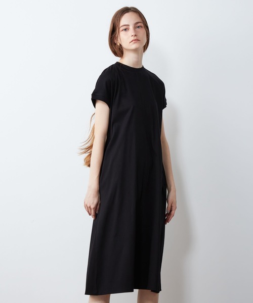LE SOUK HOLIDAY(ルスークホリデー)の「モックネックワンピース(ワンピース・レディース・カーキ/パープル/ブラック・M/L)」の5枚目の写真