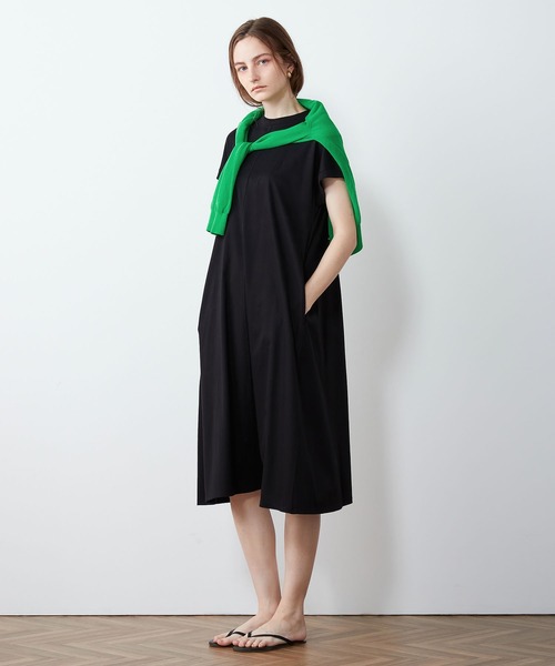 LE SOUK HOLIDAY(ルスークホリデー)の「モックネックワンピース(ワンピース・レディース・カーキ/パープル/ブラック・M/L)」の13枚目の写真