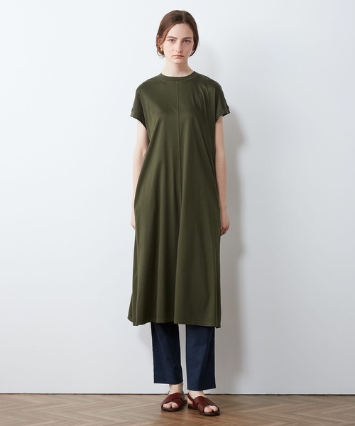 LE SOUK HOLIDAY(ルスークホリデー)の「モックネックワンピース(ワンピース・レディース・カーキ/パープル/ブラック・M/L)」の9枚目の写真
