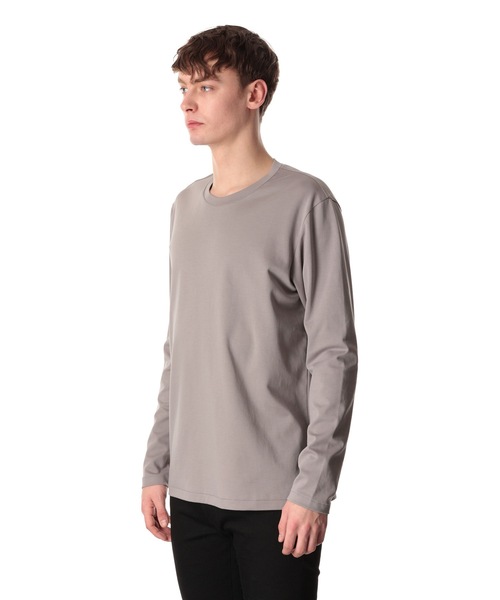ATTACHMENT(アタッチメント)の「コットン ダブルフェイス ロングスリーブティー / COTTON DOUBLE FACE L/S TEE(Tシャツ/カットソー・メンズ・ダークグレー/ホワイト/ブラック/グレー/パープル・3/2/1)」の12枚目の写真
