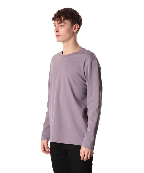 ATTACHMENT(アタッチメント)の「コットン ダブルフェイス ロングスリーブティー / COTTON DOUBLE FACE L/S TEE(Tシャツ/カットソー・メンズ・ダークグレー/ホワイト/ブラック/グレー/パープル・3/2/1)」の14枚目の写真