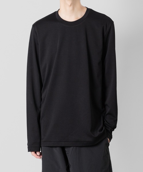 ATTACHMENT(アタッチメント)の「コットン ダブルフェイス ロングスリーブティー / COTTON DOUBLE FACE L/S TEE(Tシャツ/カットソー・メンズ・ダークグレー/ホワイト/ブラック/グレー/パープル・3/2/1)」の17枚目の写真