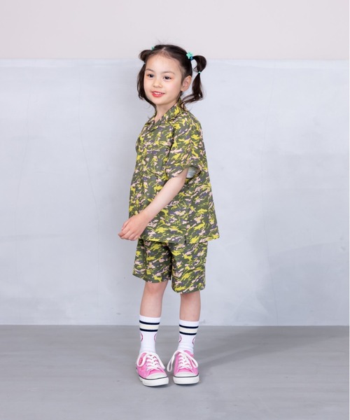 BIG FIELD(ビッグフィールド)の「総柄ショーツ(80~150cm)(その他パンツ・キッズ・グリーン/オリーブ/オフホワイト・80/90/95/100/110/120/130/140/150)」の9枚目の写真