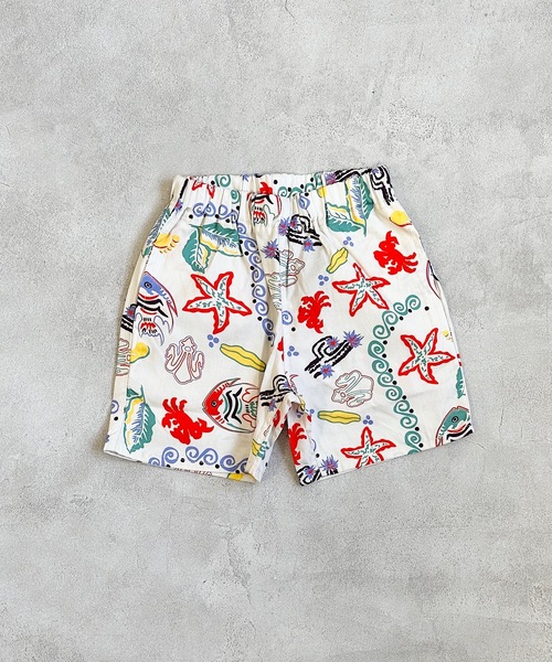 BIG FIELD(ビッグフィールド)の「総柄ショーツ(80~150cm)(その他パンツ・キッズ・グリーン/オリーブ/オフホワイト・80/90/95/100/110/120/130/140/150)」の14枚目の写真