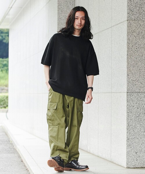 coen(コーエン)の「6ポケットルーズカーゴパンツ(カーゴパンツ・メンズ・オリーブ/ブラック・XL/L/M/S)」の7枚目の写真