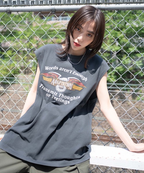 WEGO（ウィゴー）の「WEGO/ヘビーウエイトモチーフロゴノースリーブ（タンクトップ・メンズ・その他2/その他1・LARGE/MEDIUM）」の9枚目の写真