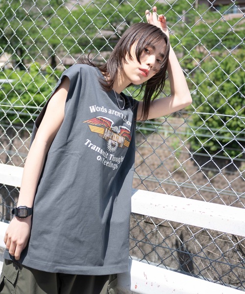 WEGO（ウィゴー）の「WEGO/ヘビーウエイトモチーフロゴノースリーブ（タンクトップ・メンズ・その他2/その他1・LARGE/MEDIUM）」の11枚目の写真