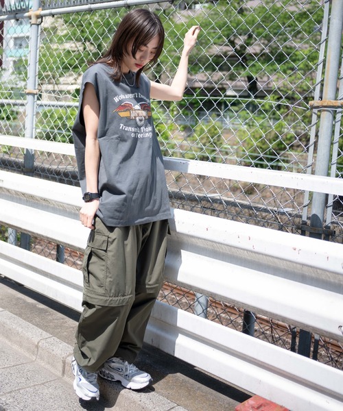 WEGO（ウィゴー）の「WEGO/ヘビーウエイトモチーフロゴノースリーブ（タンクトップ・メンズ・その他2/その他1・LARGE/MEDIUM）」の6枚目の写真