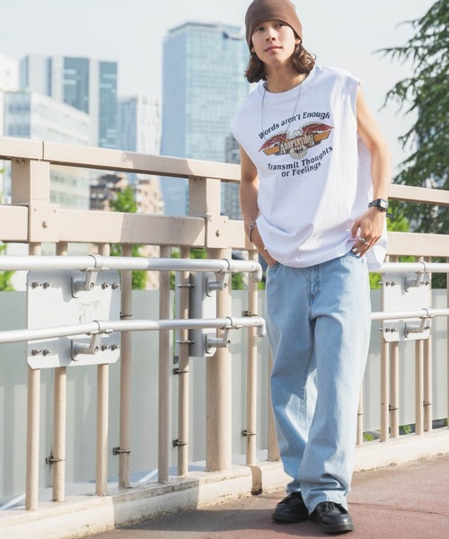 WEGO（ウィゴー）の「WEGO/ヘビーウエイトモチーフロゴノースリーブ（タンクトップ・メンズ・その他2/その他1・LARGE/MEDIUM）」の13枚目の写真