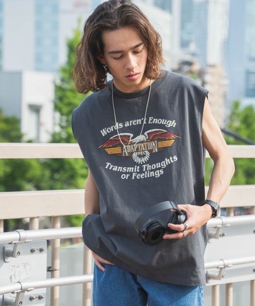 WEGO（ウィゴー）の「WEGO/ヘビーウエイトモチーフロゴノースリーブ（タンクトップ・メンズ・その他2/その他1・LARGE/MEDIUM）」の17枚目の写真