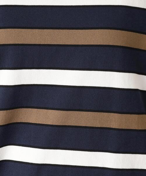 UNTITLED（アンタイトル）の「◆【清涼感／ゆったり／洗える】コットンエステル フレンチスリーブニット（ニット/セーター・レディース・オフホワイト/ネイビー系2/ワイン系4/ネイビー/ワインレッド/ネイビー系5・00/44/02/04/48）」の11枚目の写真