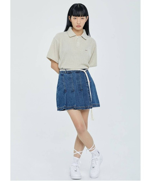 ROMANTIC CROWN(ロマンティッククラウン)の「【UNISEX】ROMANTIC CROWN/ロゴニットポロシャツ 2194767(ポロシャツ・レディース・ナチュラル/ネイビー/グリーン・MEDIUM/LARGE/SMALL)」の21枚目の写真