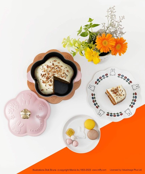 Le Creuset（ルクルーゼ）の「ミッフィー ビーチウッド・トレイ
