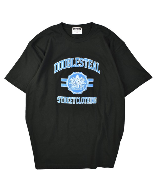 DOUBLE STEAL（ダブルスティール）の「DSカレッジ Tシャツ（Tシャツ/カットソー・メンズ・ブラック/ホワイト・LARGE/X-LARGE/MEDIUM）」の3枚目の写真