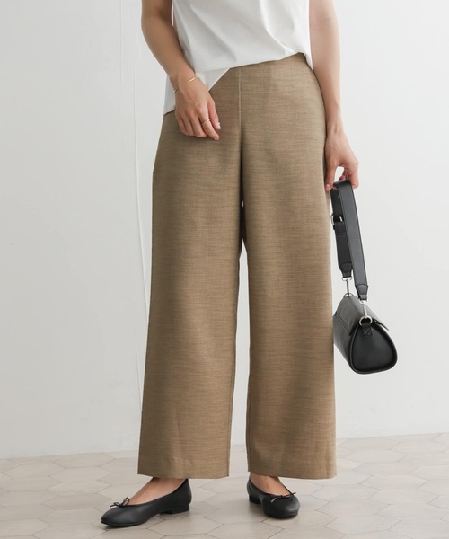 URBAN RESEARCH DOORS（アーバンリサーチドアーズ）の「サイドシームレスパンツ（その他パンツ・レディース・ベージュ/ライトグレー・SMALL/MEDIUM）」の2枚目の写真