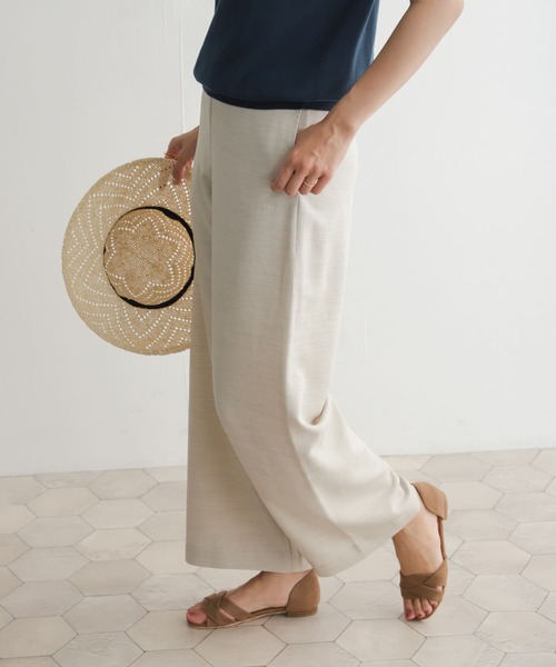 URBAN RESEARCH DOORS（アーバンリサーチドアーズ）の「サイドシームレスパンツ（その他パンツ・レディース・ベージュ/ライトグレー・SMALL/MEDIUM）」の10枚目の写真