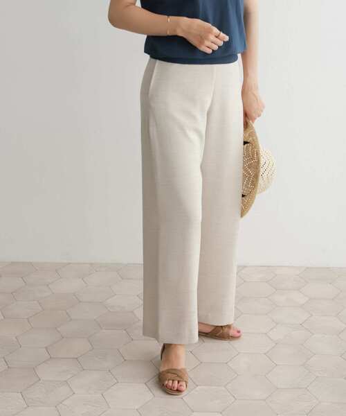 URBAN RESEARCH DOORS（アーバンリサーチドアーズ）の「サイドシームレスパンツ（その他パンツ・レディース・ベージュ/ライトグレー・SMALL/MEDIUM）」の14枚目の写真