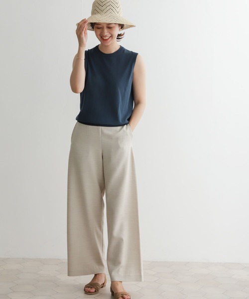 URBAN RESEARCH DOORS（アーバンリサーチドアーズ）の「サイドシームレスパンツ（その他パンツ・レディース・ベージュ/ライトグレー・SMALL/MEDIUM）」の17枚目の写真