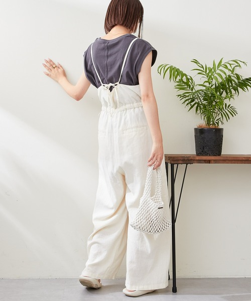 Re Fiina 裾ドロストキャミサロペット （Re Fiina POP UP