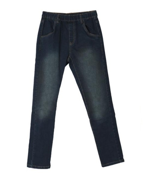 atONE(アットワン)の「atONE オールラバースキニーデニムパンツ(デニムパンツ・レディース・ブルー/ネイビー/ワンウォッシュ・L/3L/4L/LL/M)」の4枚目の写真
