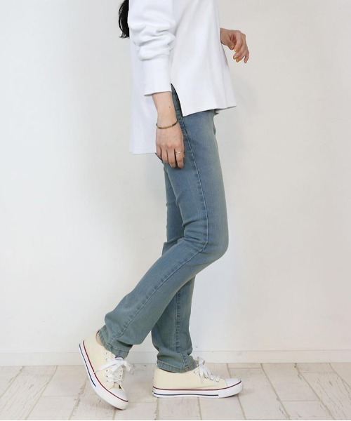 atONE(アットワン)の「atONE オールラバースキニーデニムパンツ(デニムパンツ・レディース・ブルー/ネイビー/ワンウォッシュ・L/3L/4L/LL/M)」の21枚目の写真