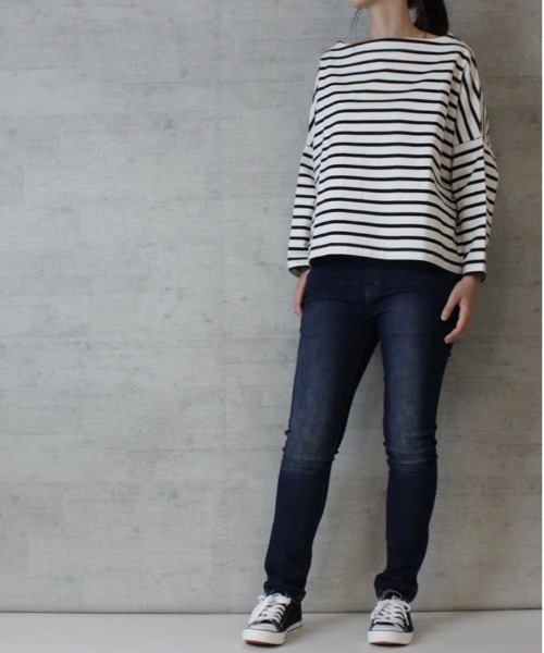 atONE(アットワン)の「atONE オールラバースキニーデニムパンツ(デニムパンツ・レディース・ブルー/ネイビー/ワンウォッシュ・L/3L/4L/LL/M)」の16枚目の写真