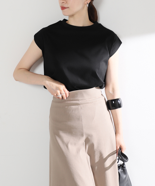 オーガニックコットン フレンチスリーブプルオーバー（Tシャツ