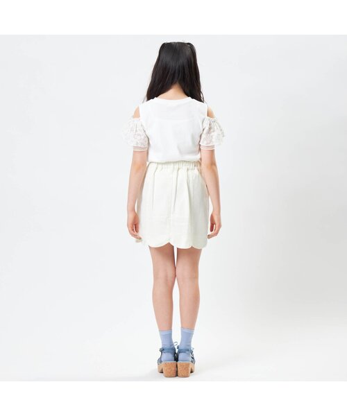 algy(アルジー)の「シェルポケットスカート(スカート・キッズ・アイボリー/ブラック/サックスブルー・XX-SMALL/X-SMALL/SMALL/MEDIUM)」の15枚目の写真