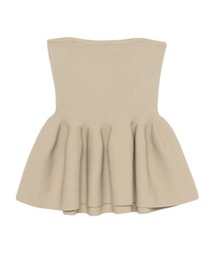 anuans（アニュアンス）の「ホールガーメントペプラムニット