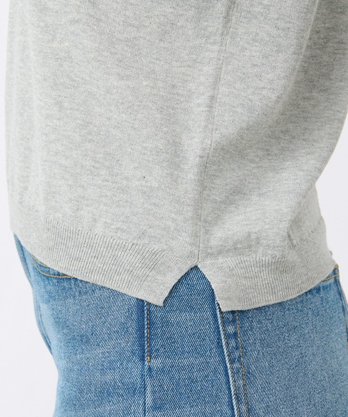 RIVE DROITE（リヴドロワ）の「コットンノースリーブニット（ニット/セーター・レディース・ダークブラウン/グレー・FREE）」の22枚目の写真