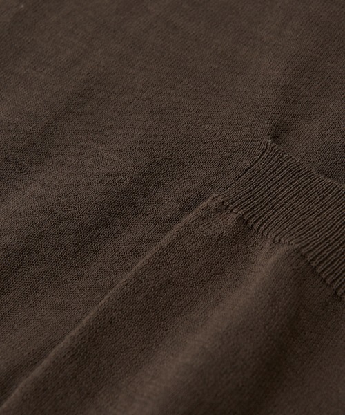 RIVE DROITE（リヴドロワ）の「コットンノースリーブニット（ニット/セーター・レディース・ダークブラウン/グレー・FREE）」の17枚目の写真