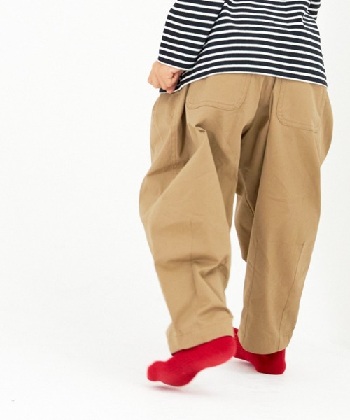MAKE YOUR DAY（メイクユアデイ）の「バルーンパンツ■80～140cm（その他パンツ・キッズ・ベージュ/ブラウン/アイボリー/オリーブ・90/100/110/120/130/140/80）」の3枚目の写真