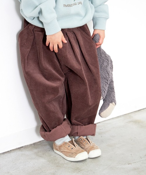 MAKE YOUR DAY（メイクユアデイ）の「バルーンパンツ■80～140cm（その他パンツ・キッズ・ベージュ/ブラウン/アイボリー/オリーブ・90/100/110/120/130/140/80）」の5枚目の写真